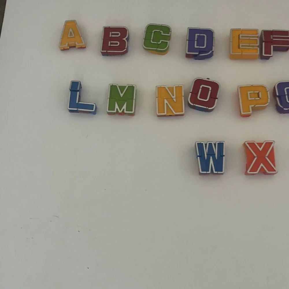 Alpha-Bots Letters Alphabet Robot Set Transformer Lakeshore Learning Vintage 26